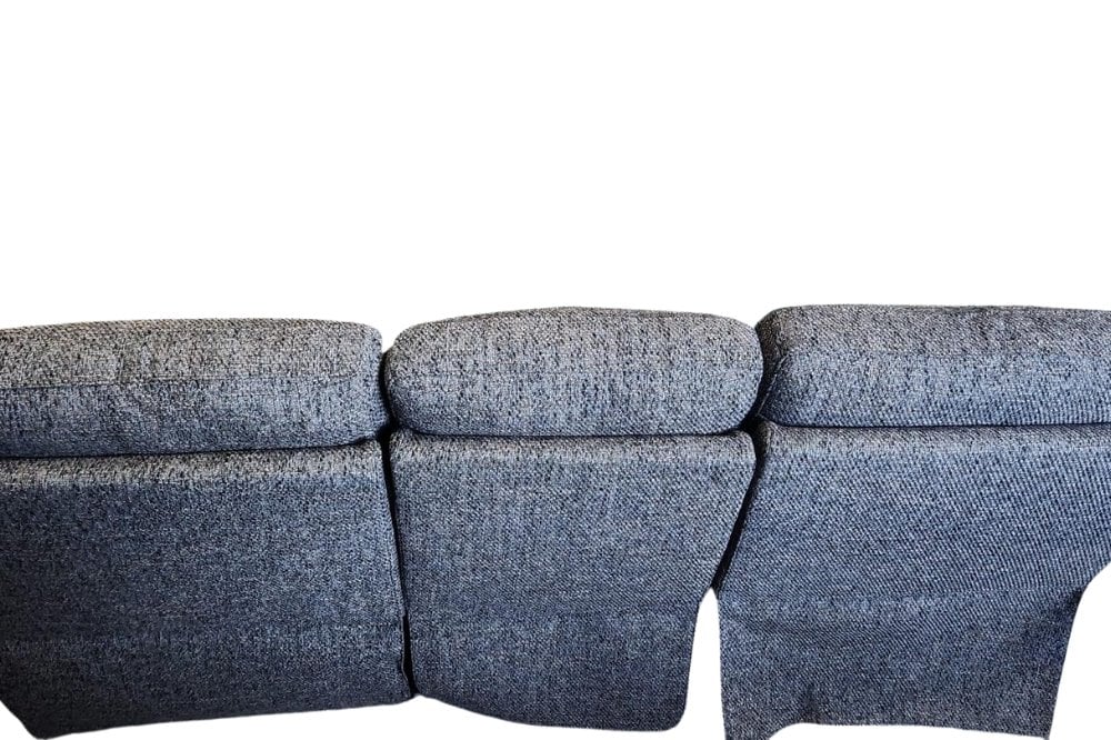 Outlet Tanya Brown Fabric Electric Recliner 3 Seater Sofa