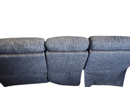 Outlet Tanya Brown Fabric Electric Recliner 3 Seater Sofa