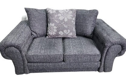 Outlet Malmo Grey Fabric 2 Seater Sofa