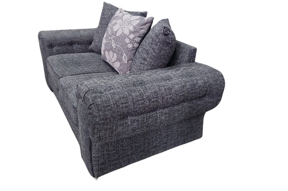 Outlet Malmo Grey Fabric 2 Seater Sofa