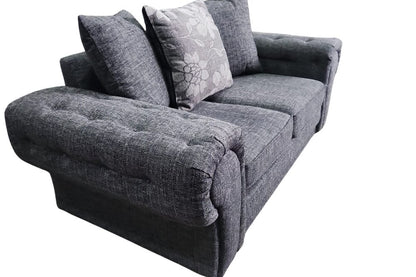 Outlet Malmo Grey Fabric 2 Seater Sofa
