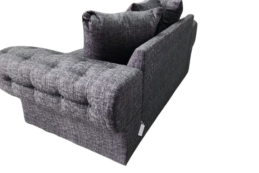Outlet Malmo Grey Fabric 2 Seater Sofa