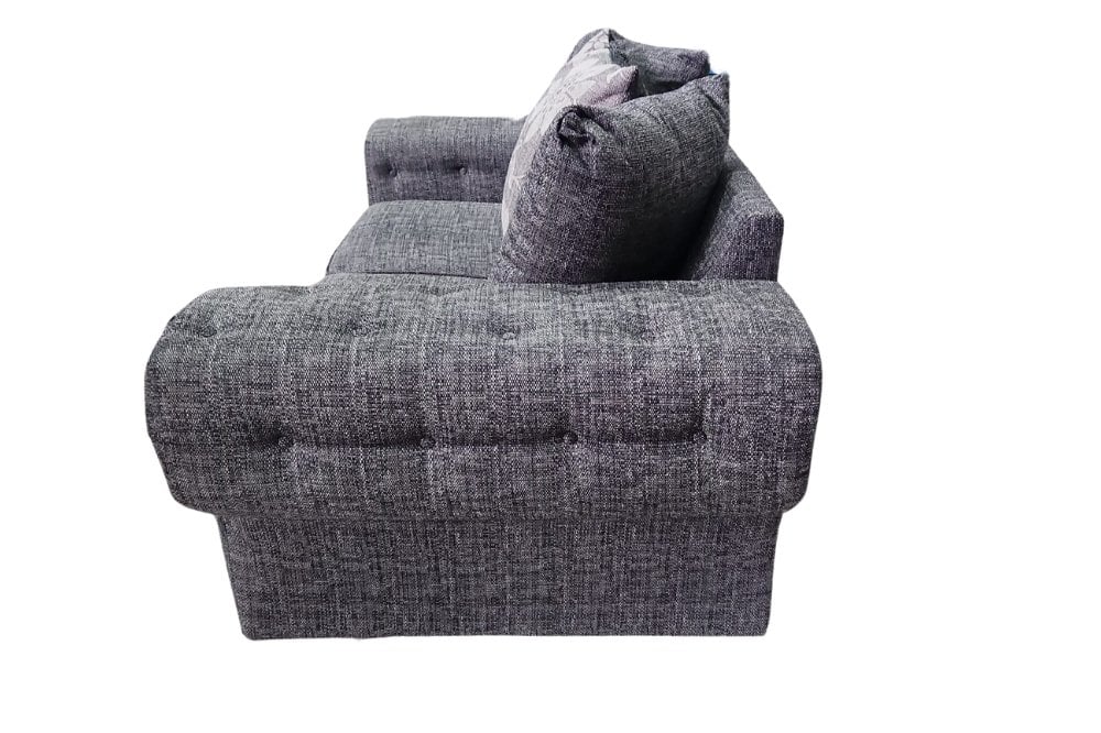 Outlet Malmo Grey Fabric 2 Seater Sofa