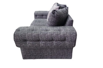 Outlet Malmo Grey Fabric 2 Seater Sofa