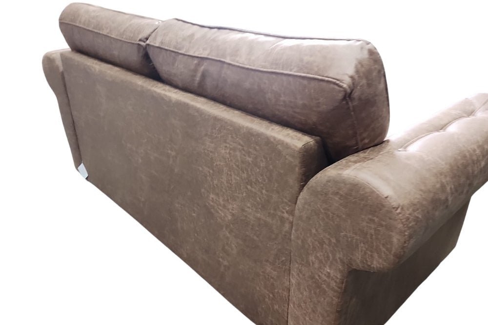 Outlet Oakland Tan Suede 2 Seater Sofa