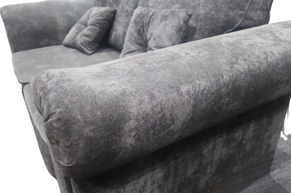 Outlet Glimmer Grey Fabric 2 Seater Sofa