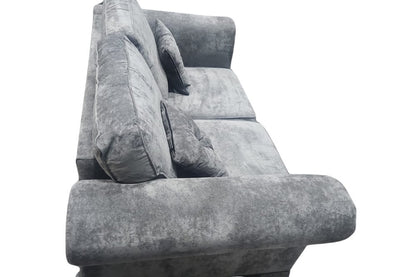Outlet Glimmer Grey Fabric 2 Seater Sofa