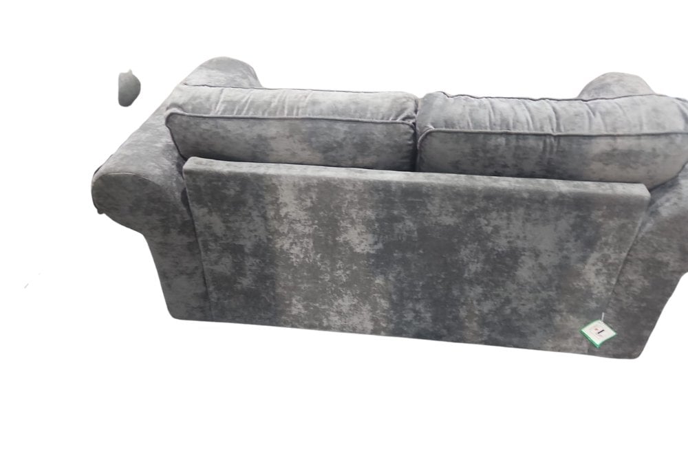 Outlet Glimmer Grey Fabric 2 Seater Sofa