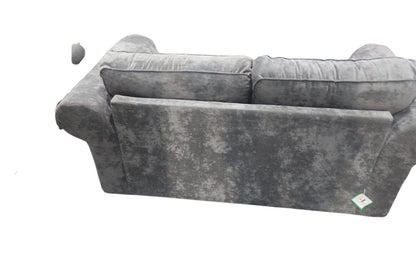 Outlet Glimmer Grey Fabric 2 Seater Sofa