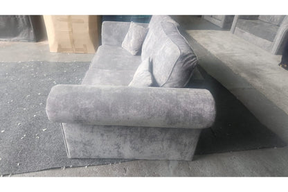 Outlet Glimmer Grey Fabric 2 Seater Sofa