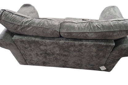 Outlet Glimmer Grey Fabric 2 Seater Sofa