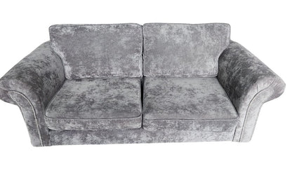 Outlet Glimmer Grey Fabric 2 Seater Sofa
