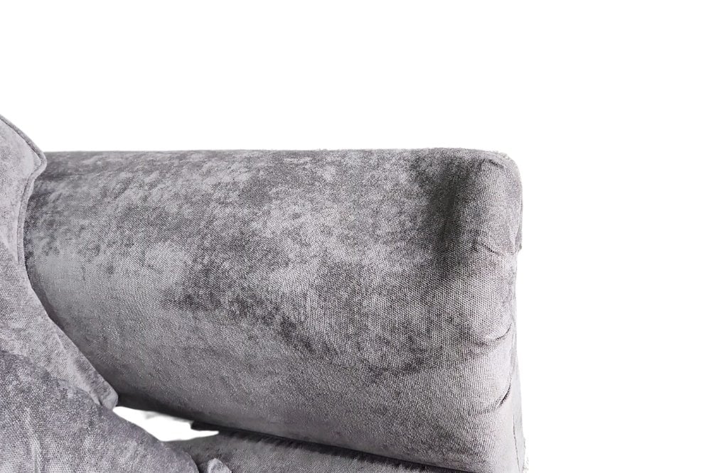 Outlet Glimmer Grey Fabric 2 Seater Sofa