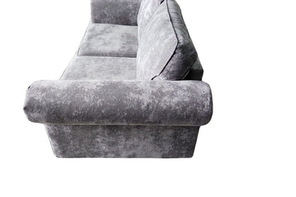 Outlet Glimmer Grey Fabric 2 Seater Sofa