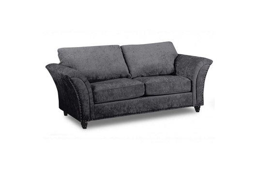 Outlet Canterbury Grey Fabric 3 Seater Sofa