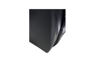 Outlet Roma Black Leather Recliner Armchair