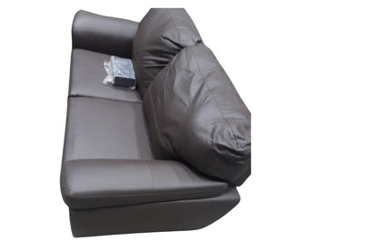 Outlet Lazar Brown Leather 3 Seater Sofa