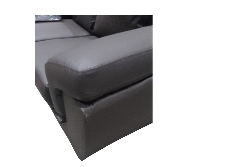 Outlet Lazar Brown Leather 2 Seater Sofa