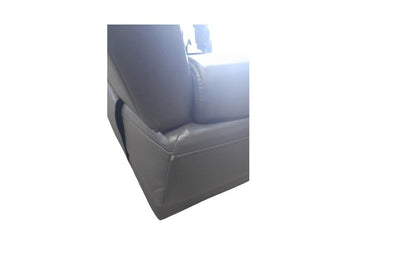 Outlet Islington Dark Grey Leather 3 seater