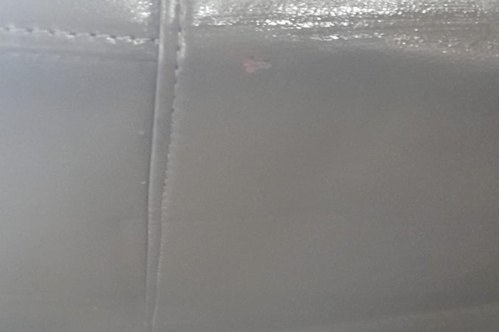 Outlet Islington Dark Grey Leather 3 seater