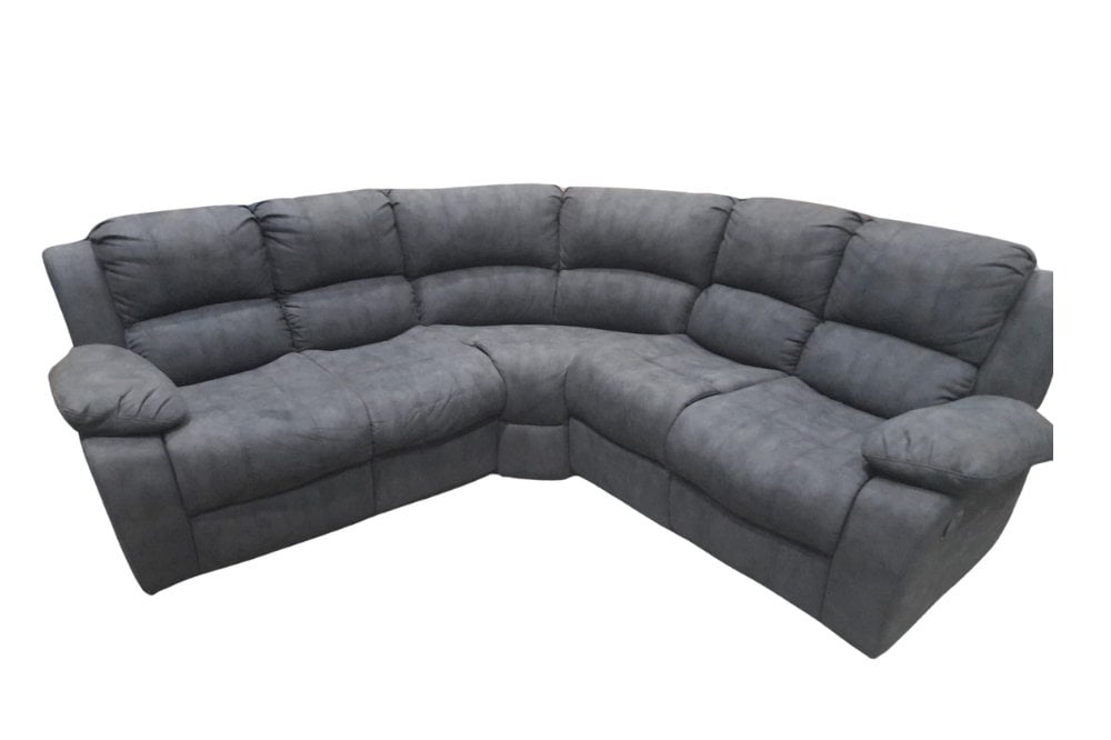 Outlet Gloucester Grey Fabric Corner Sofa