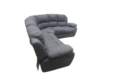 Outlet Gloucester Grey Fabric Corner Sofa