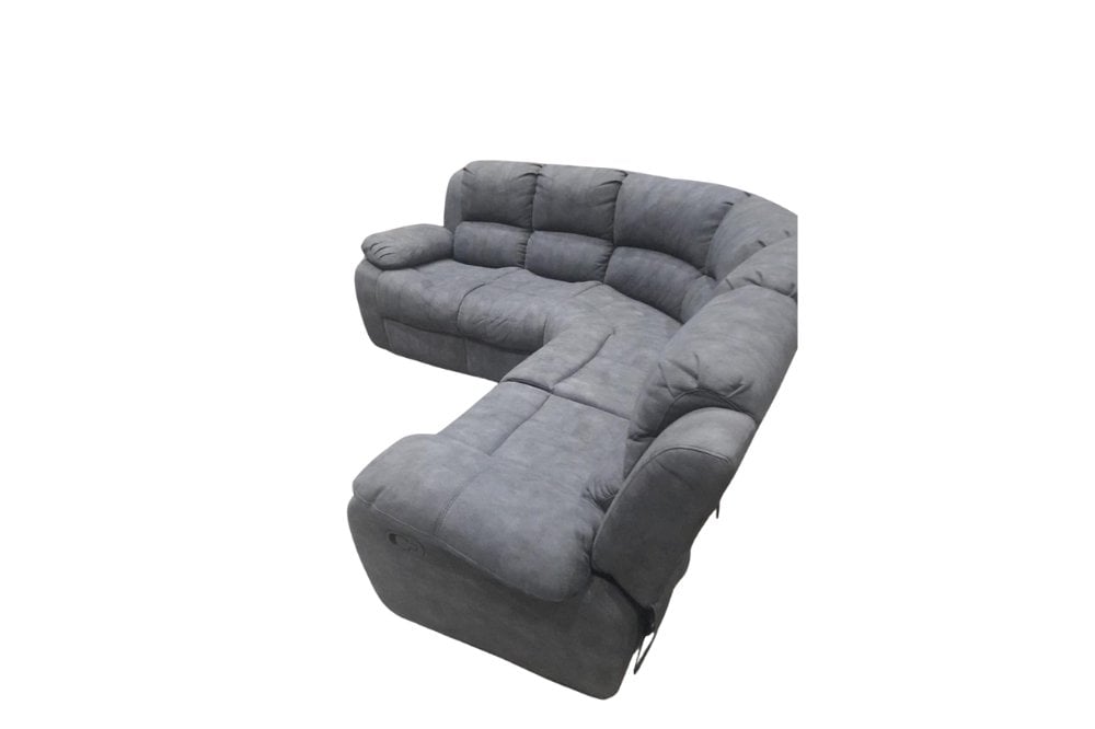Outlet Gloucester Grey Fabric Corner Sofa