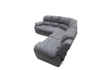 Outlet Gloucester Grey Fabric Corner Sofa