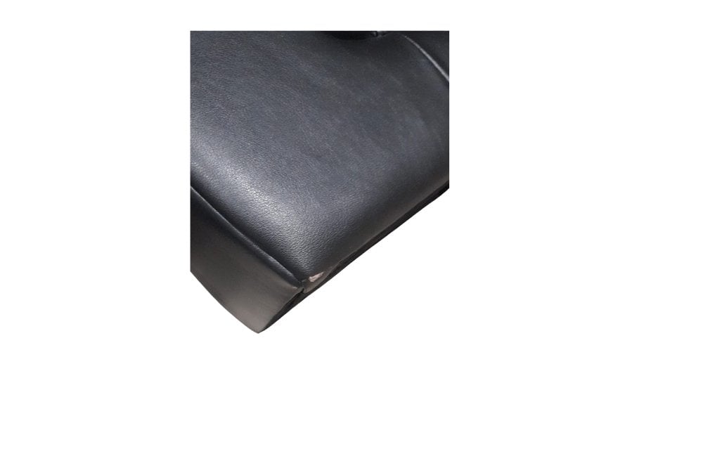 Outlet Verona Black Leather Armchair