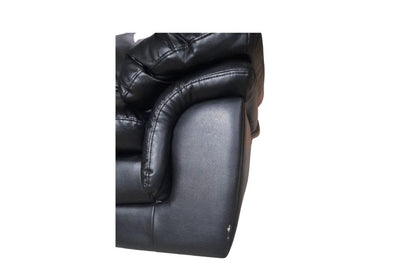 Outlet Verona Black Leather Armchair