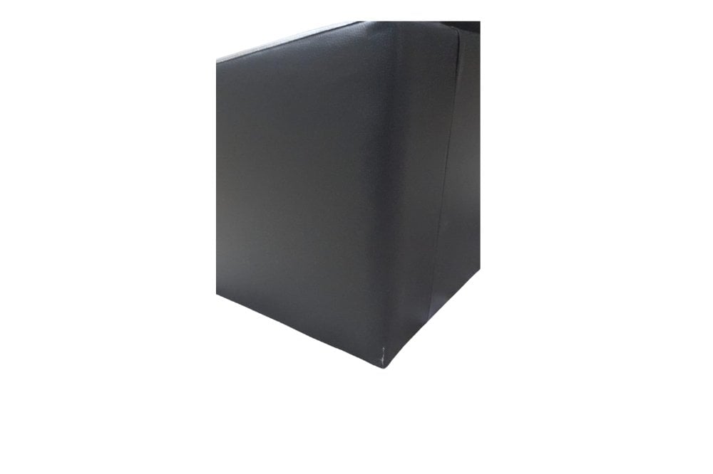 Outlet Box Black Leather Armchair