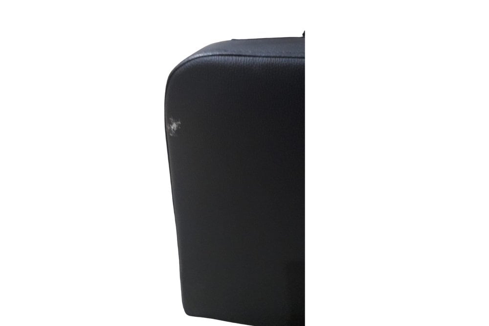 Outlet Box Black Leather Armchair