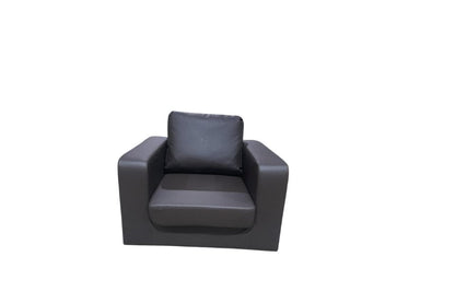 Outlet Box Brown Leather Armchair