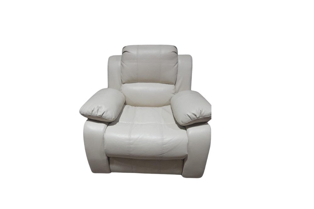 Outlet Valerie Cream Leather Armchair