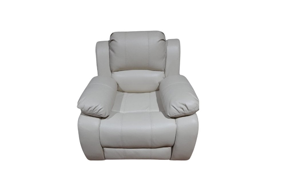 Outlet Valerie Cream Leather Armchair