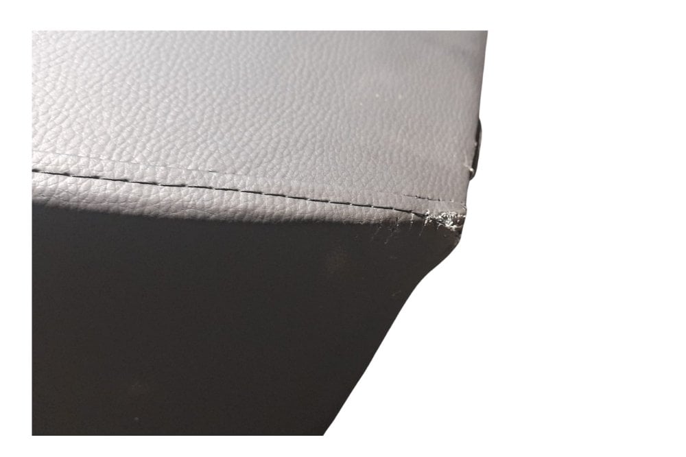Outlet Lazar Black Leather 2 Seater Sofa