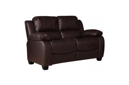 Outlet Valerie Brown Leather 2 Seater Sofa