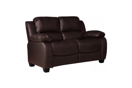 Outlet Valerie Brown Leather 2 Seater Sofa