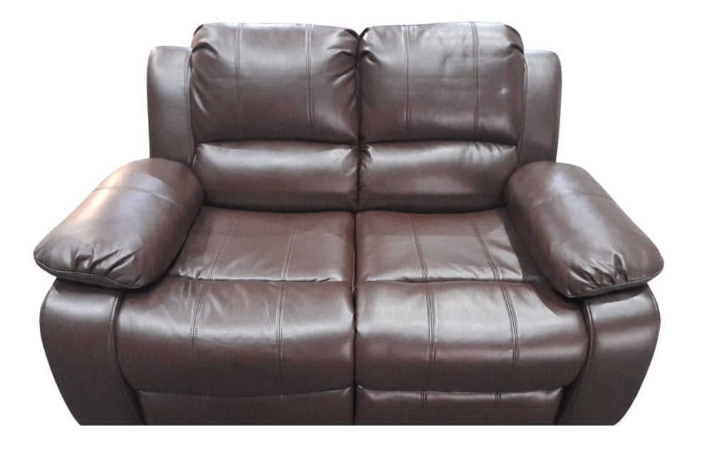 Outlet Valerie Brown Leather 2 Seater Sofa