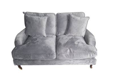 Outlet Rupert Grey Velvet 2 Seater Sofa