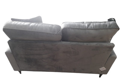 Outlet Rupert Grey Velvet 2 Seater Sofa
