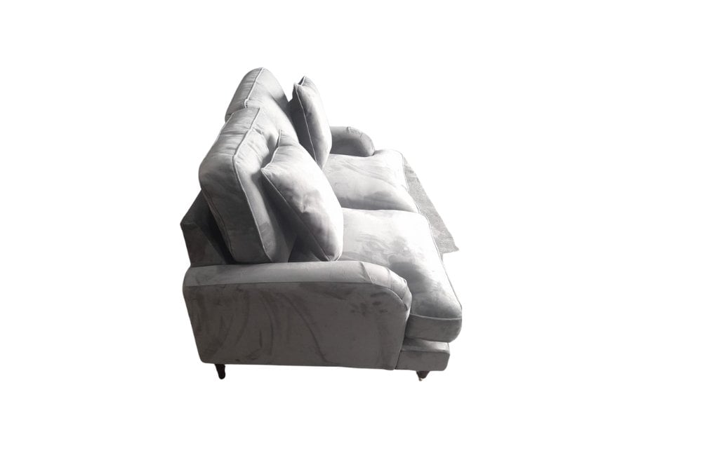 Outlet Rupert Grey Velvet 2 Seater Sofa
