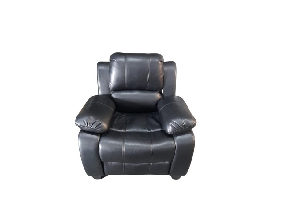 Outlet Valerie Black Leather Armchair