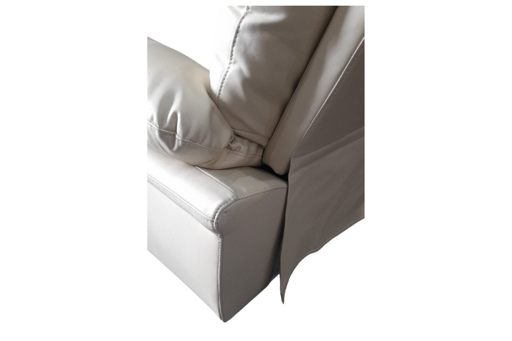 Outlet Verona Cream Leather 2 Seater Sofa