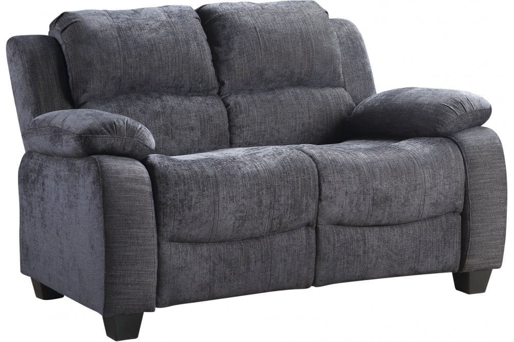 Outlet Valerie Grey Fabric 2 Seater Sofa