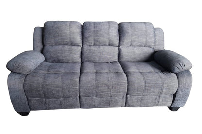 Outlet Valerie Grey Fabric 3 Seater Sofa