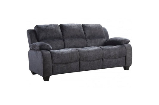 Outlet Valerie Grey Fabric 3 Seater Sofa
