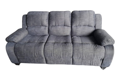 Outlet Valerie Grey Fabric 3 Seater Sofa