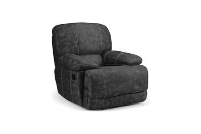 Outlet Gloucester Grey Fabric Electric Recliner Armchair