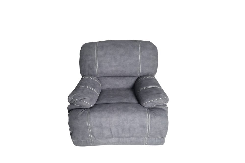 Outlet Gloucester Grey Fabric Electric Recliner Armchair